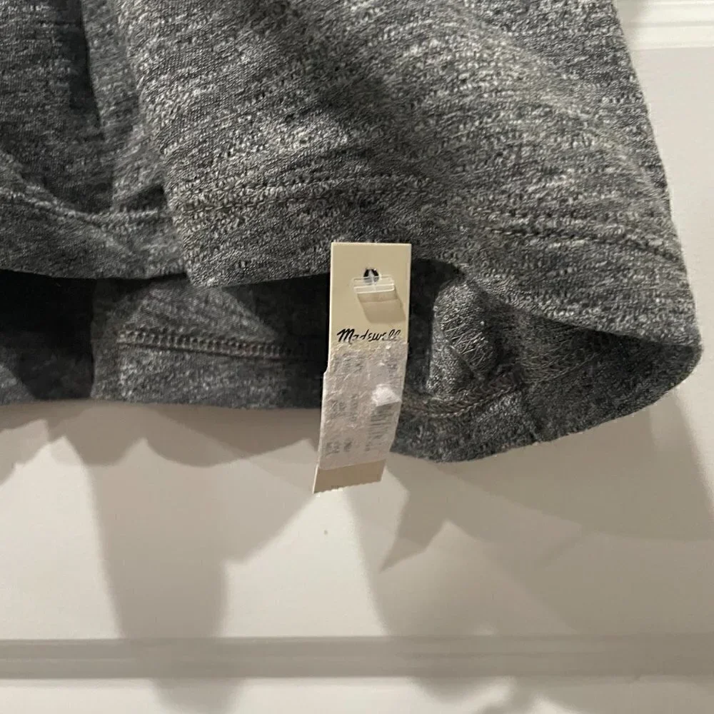 Madewell Heather Grey Casual Tank Top - Picture 3 of 5